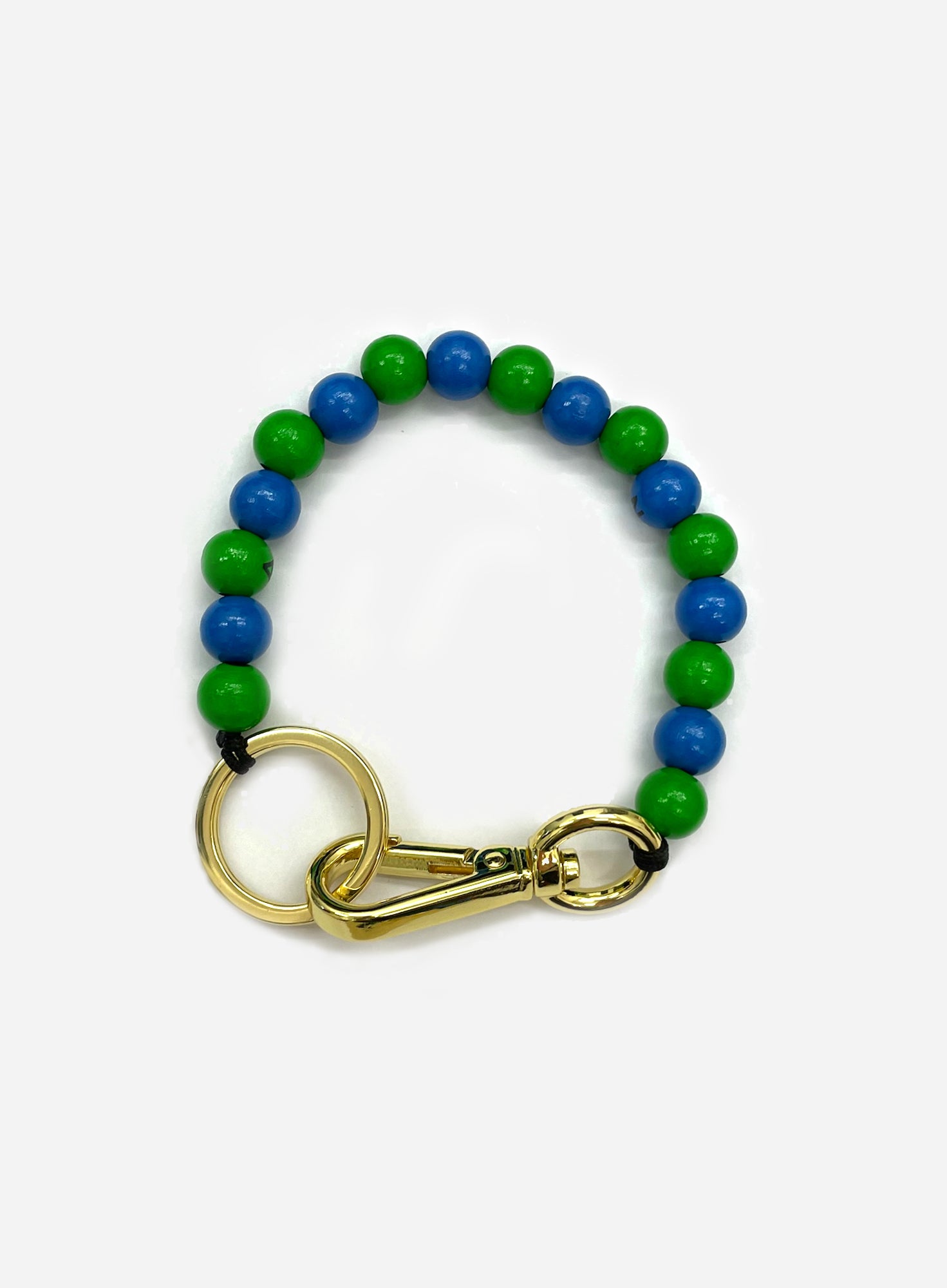 KEY CHAIN | WOODY GOLD S BLUE AND GREEN