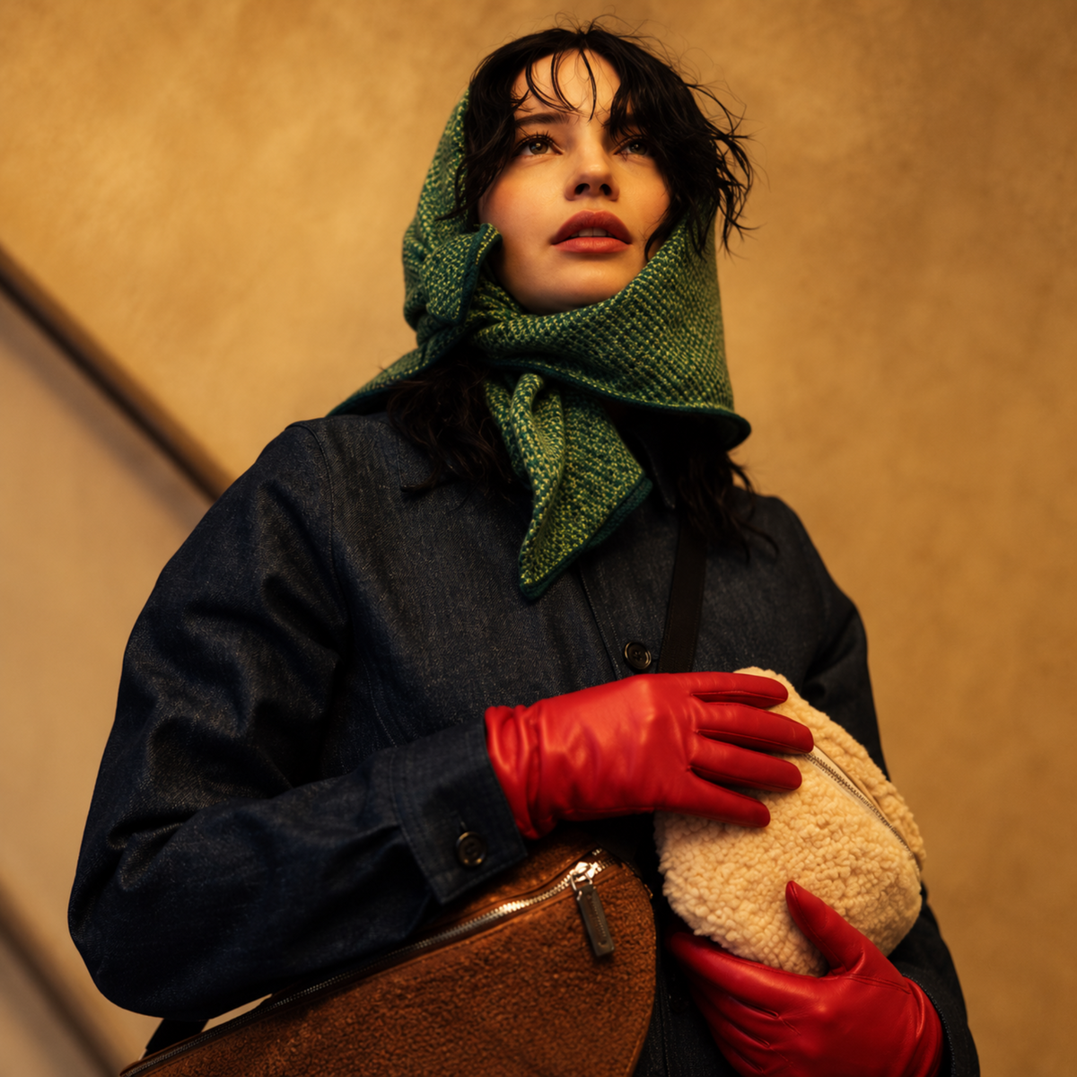 GLOVES GLORIA I RED
