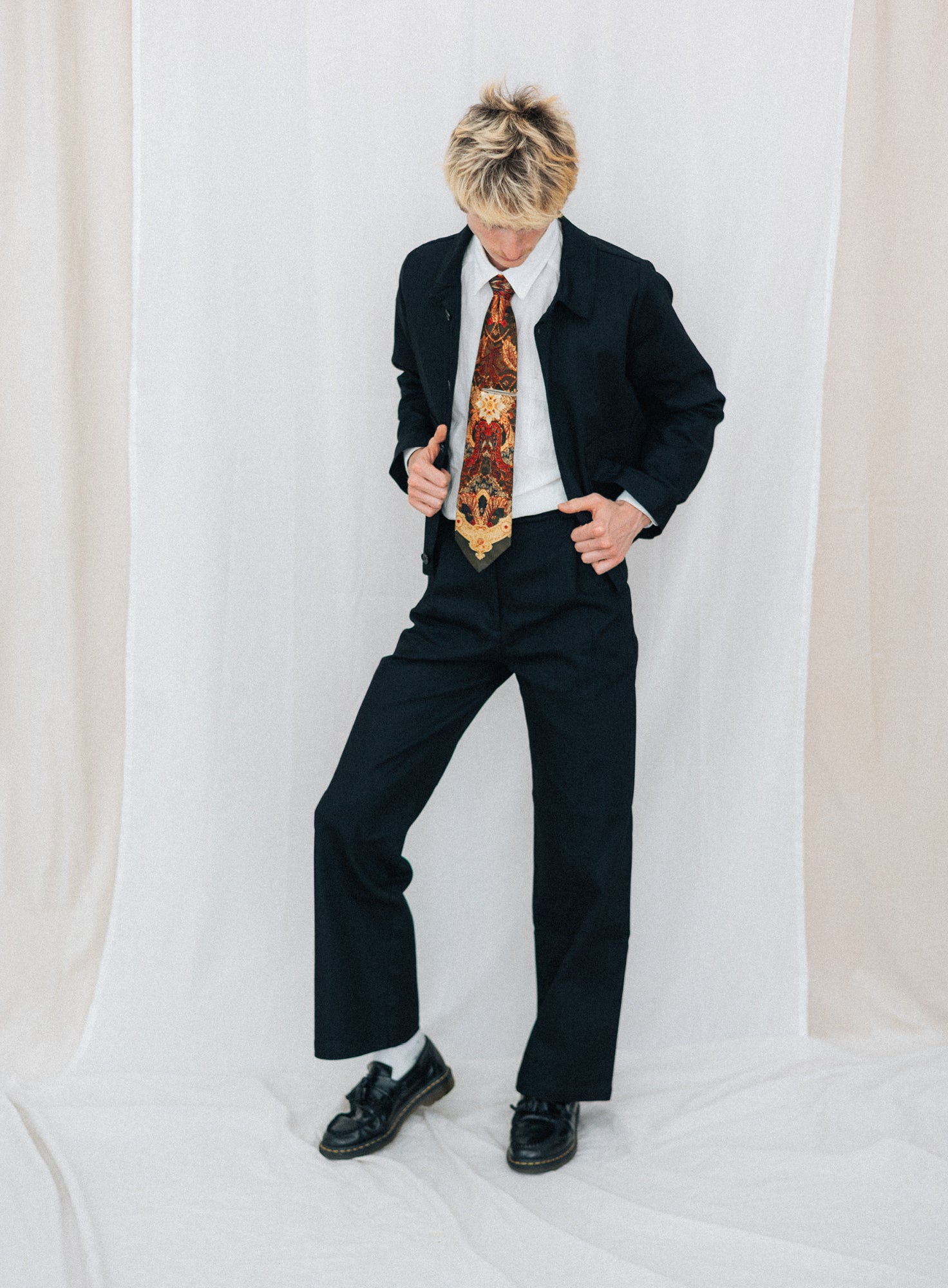 FAVORITE 07 | BLACK DENIM HIGH WAIST PANTS