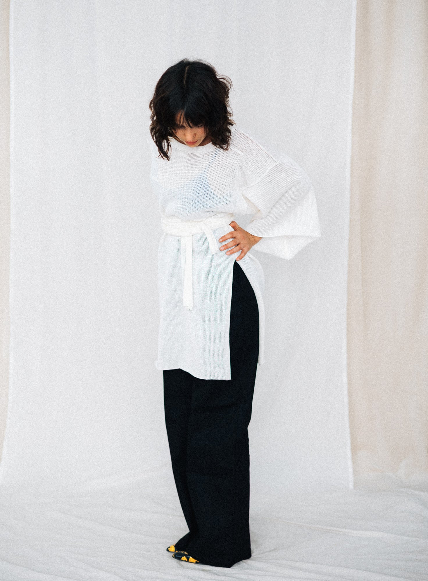 LINEN KIMONO | WHITE
