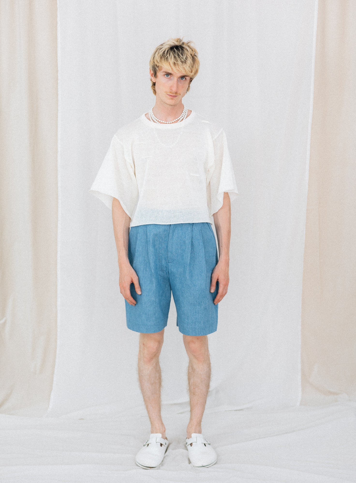 FAVORITE 11 | TAILORED WIDE SHORT LIGHT DENIM