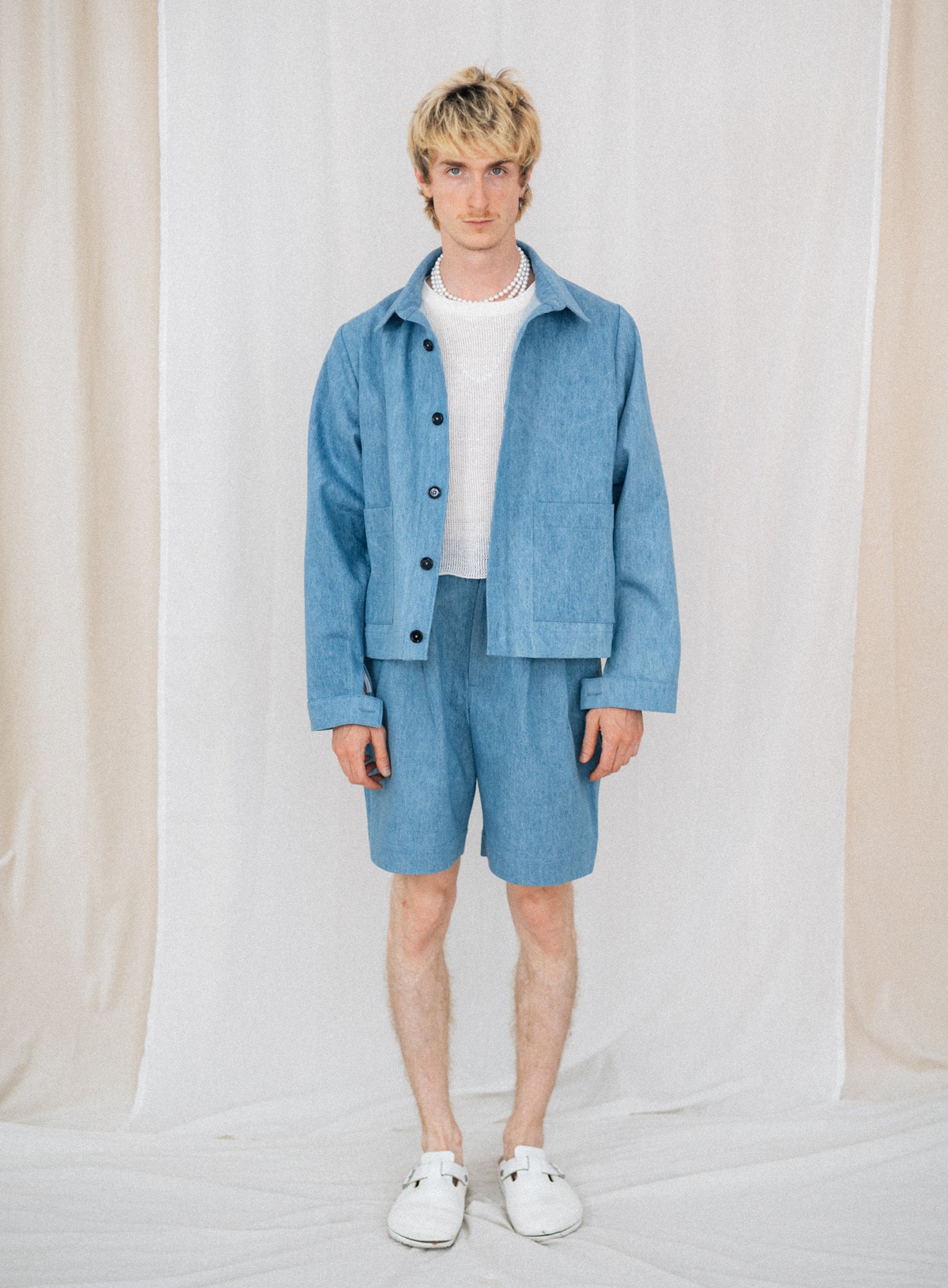 FAVORITE 11 | TAILORED WIDE SHORT LIGHT DENIM