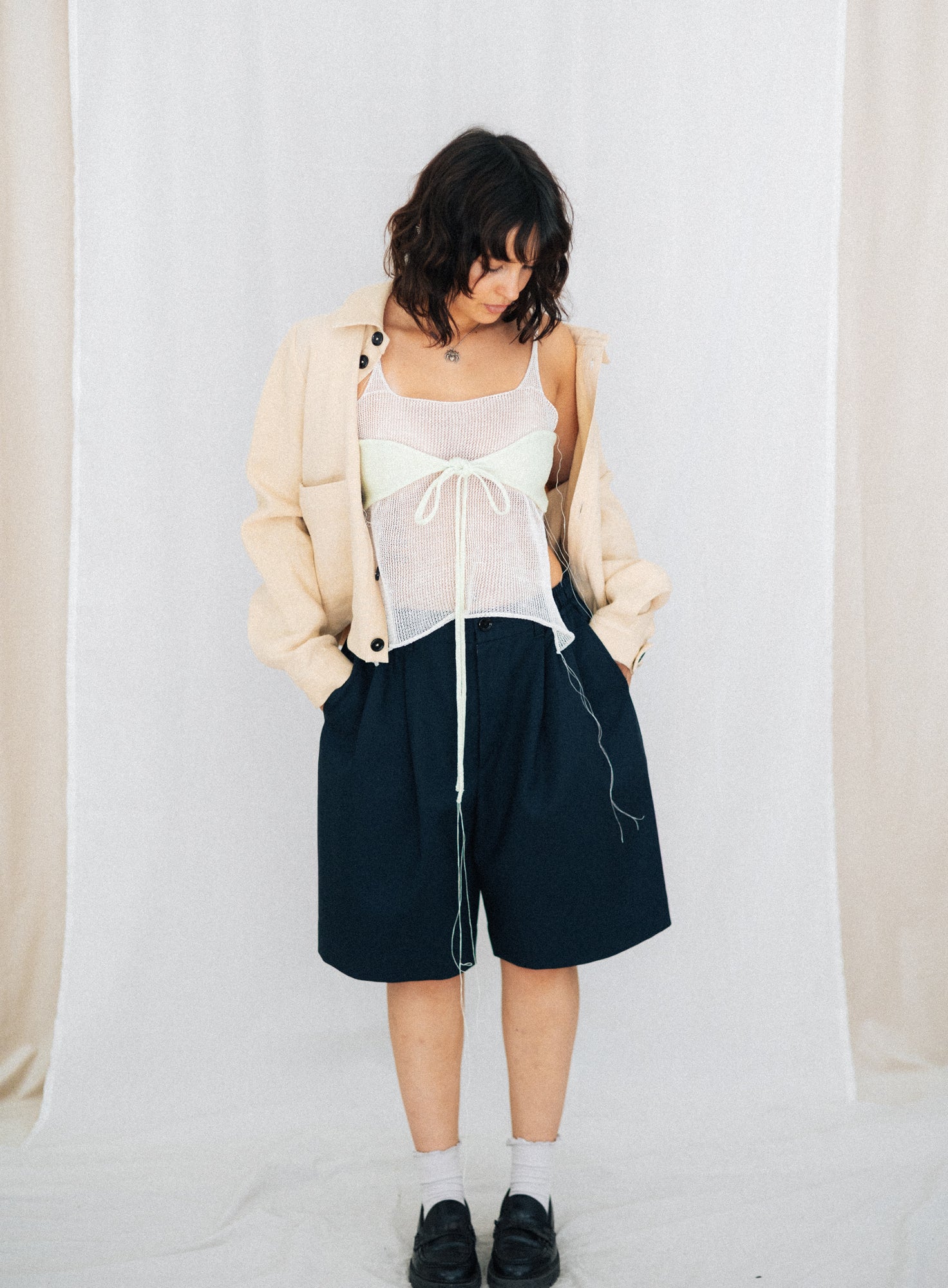 FAVORITE 11 | TAILORED WIDE SHORT PETROL