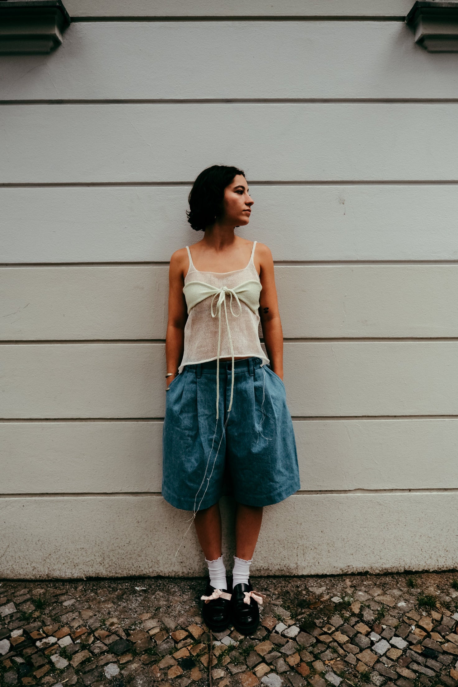 FAVORITE 11 | TAILORED WIDE SHORT LIGHT DENIM