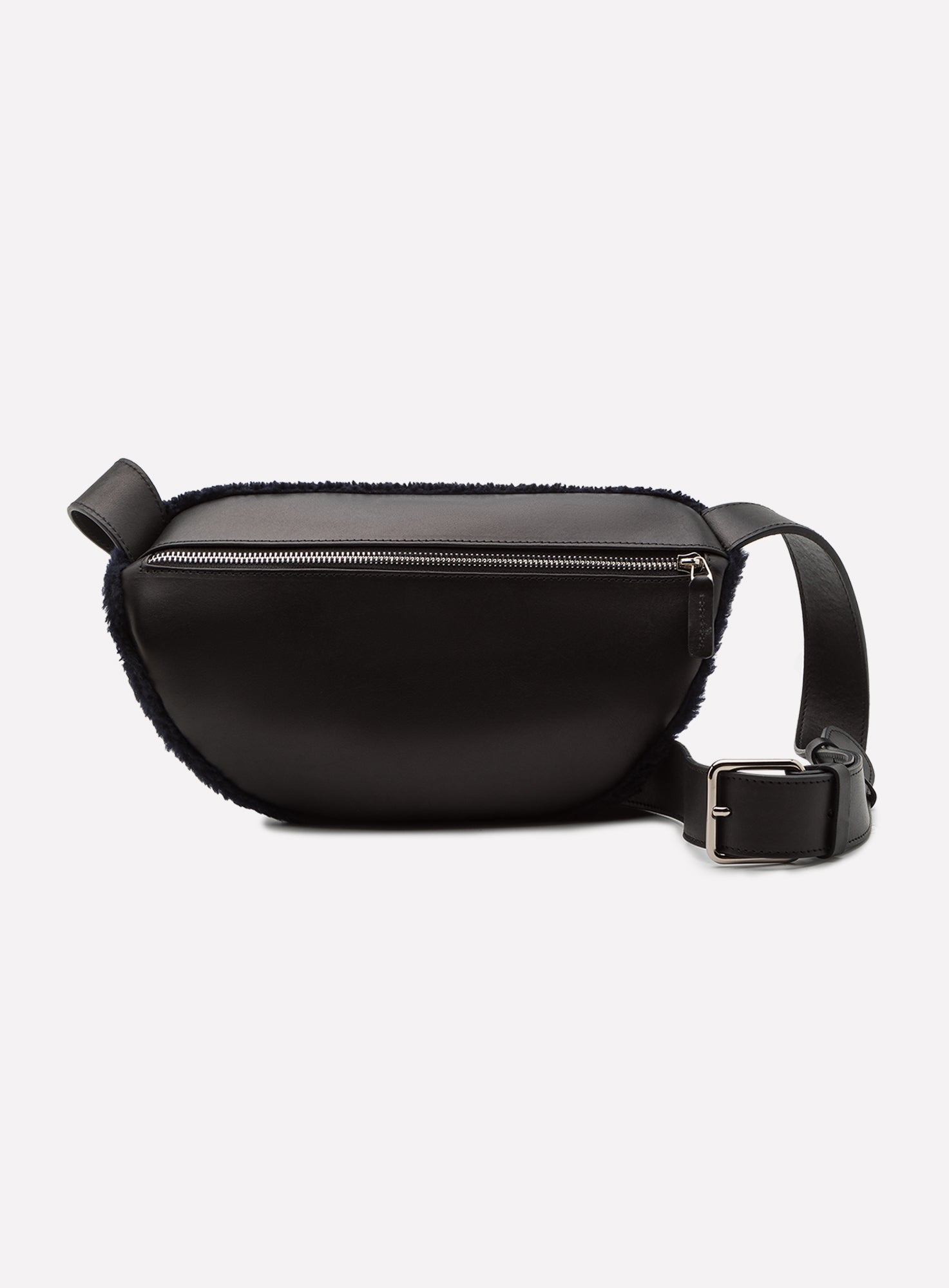 HIP BAG XL | DJANGO SHEARLING BLACK