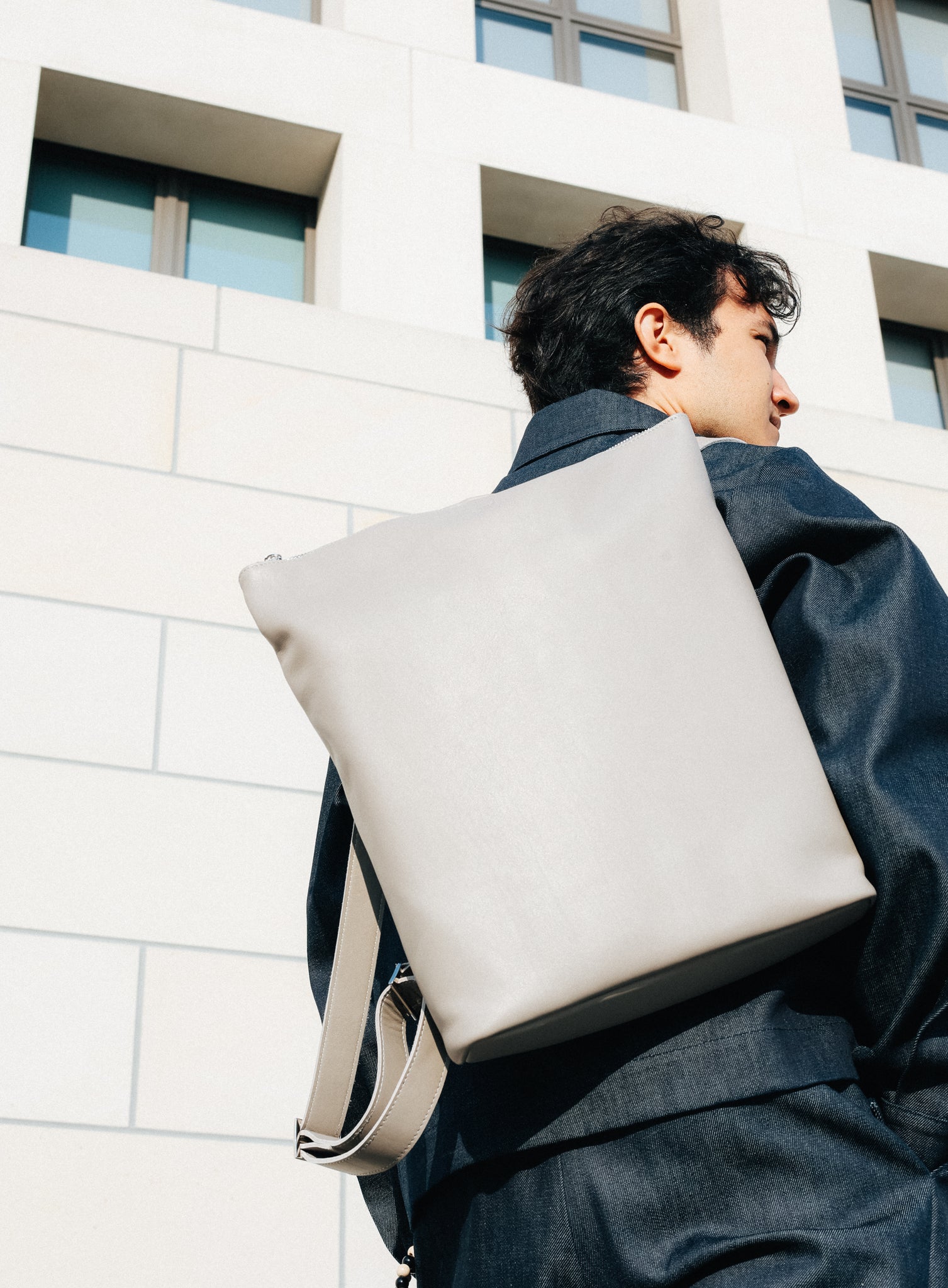 TOTE BACKPACK | ELLIOT NAPPA GREY