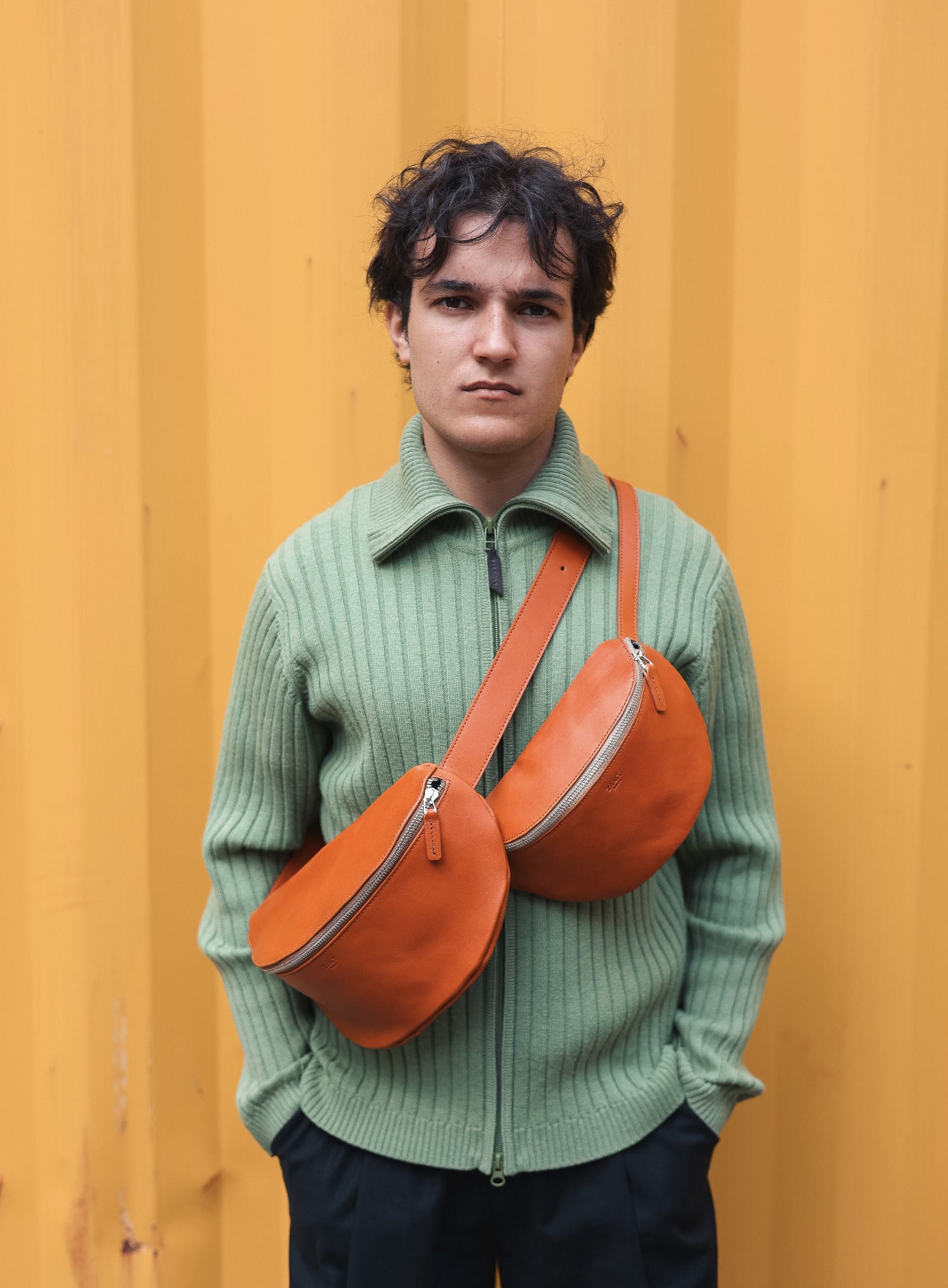HIP BAG | CAN COGNAC GOLD