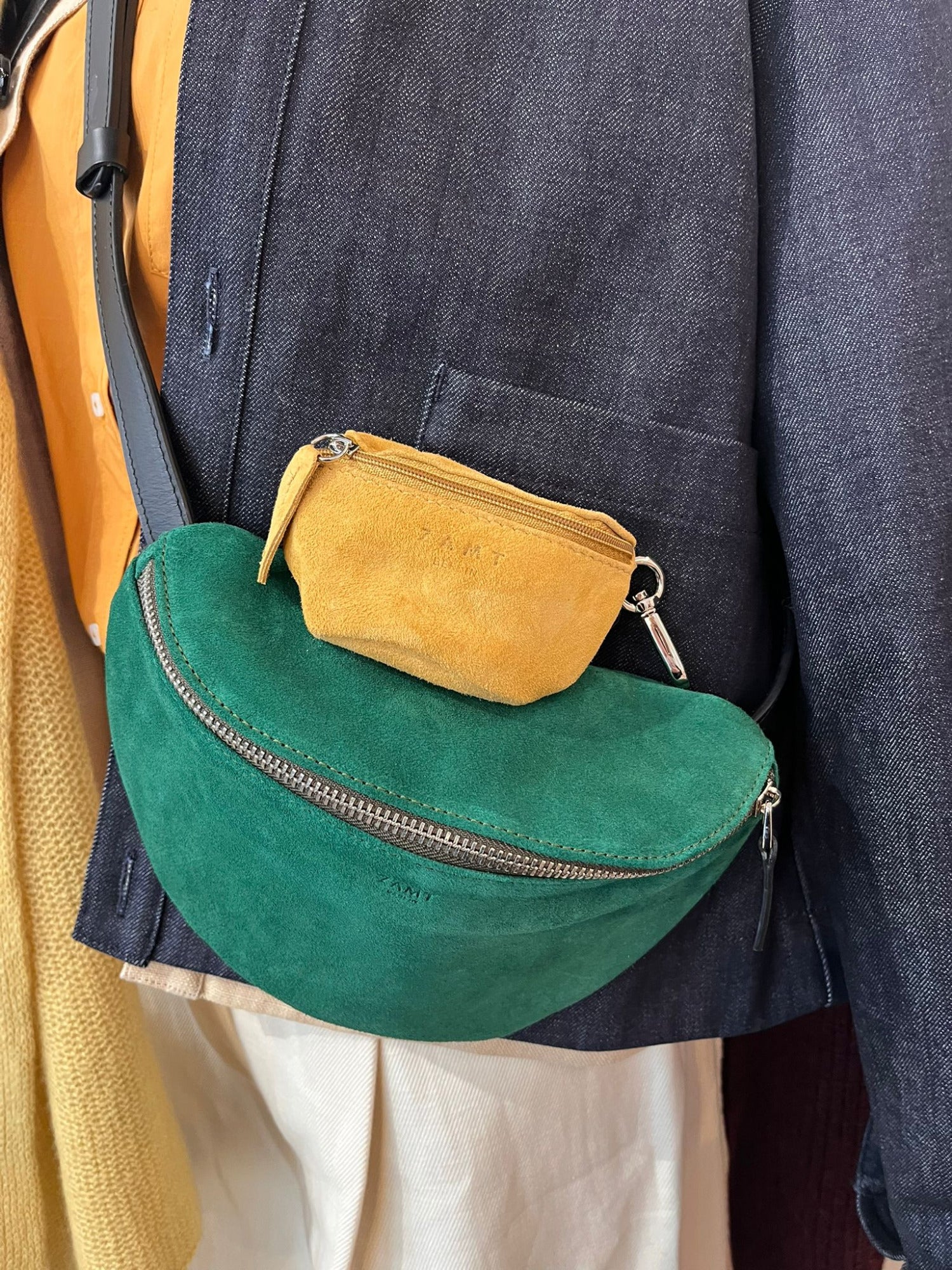 MINI CAN BAG CHARM | SUEDE