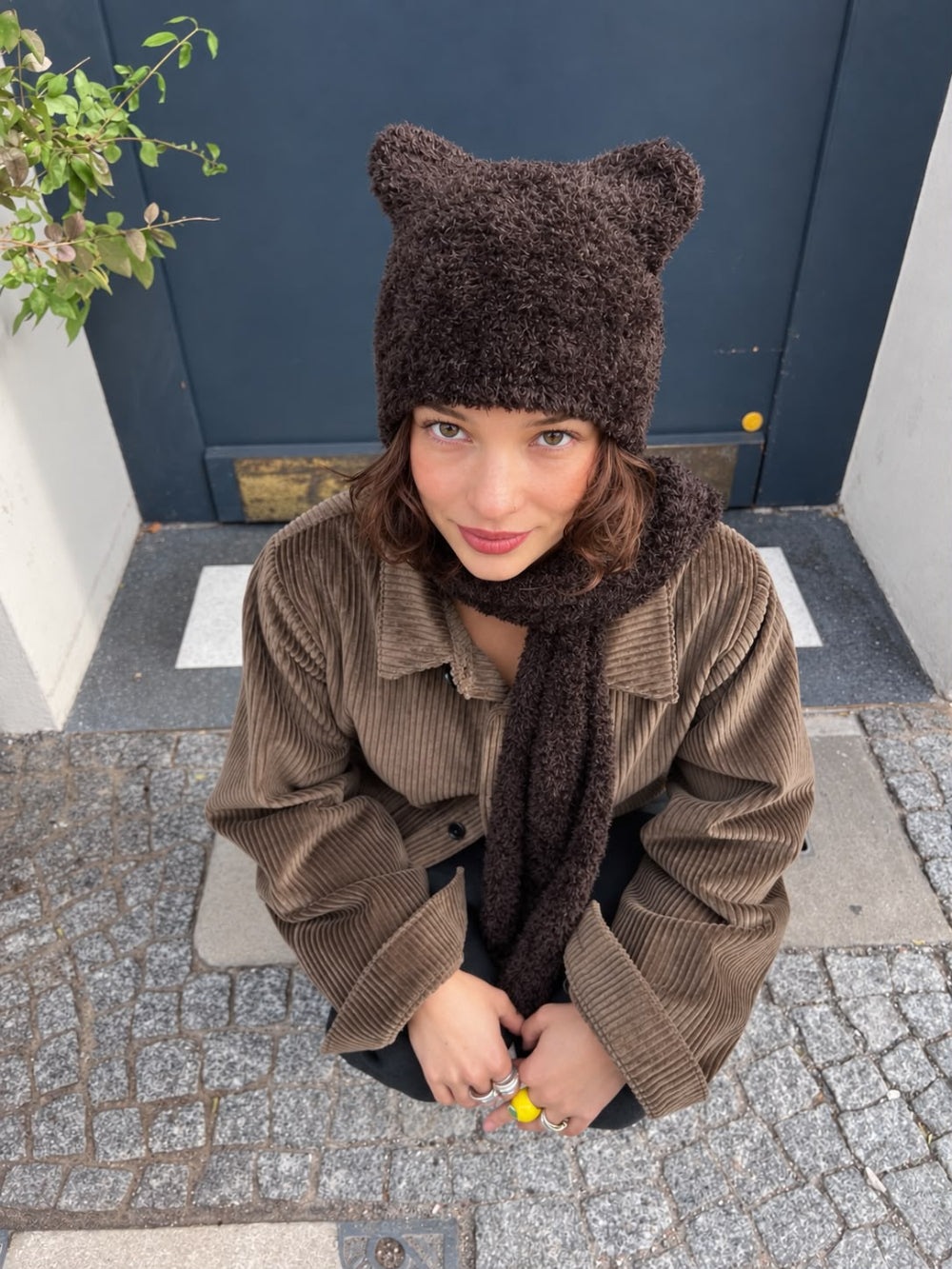 Cat Beanie Scarf