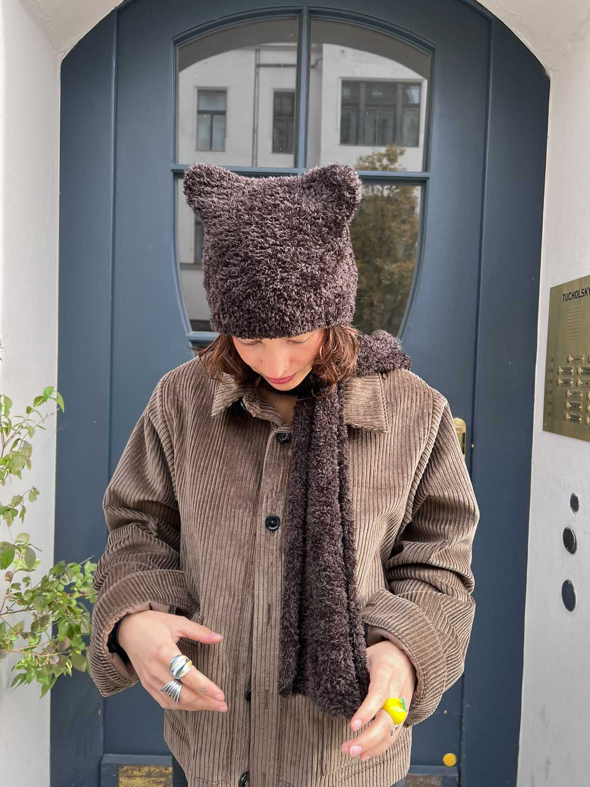Cat Beanie Scarf