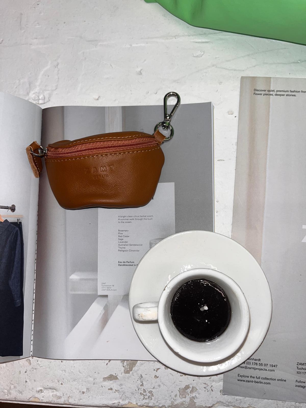 MINI CAN BAG CHARM | BROWN