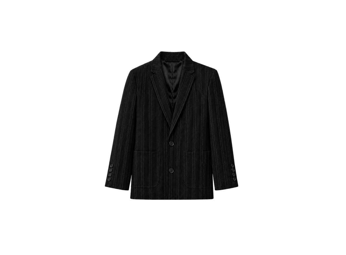 Pinstriped Blazer