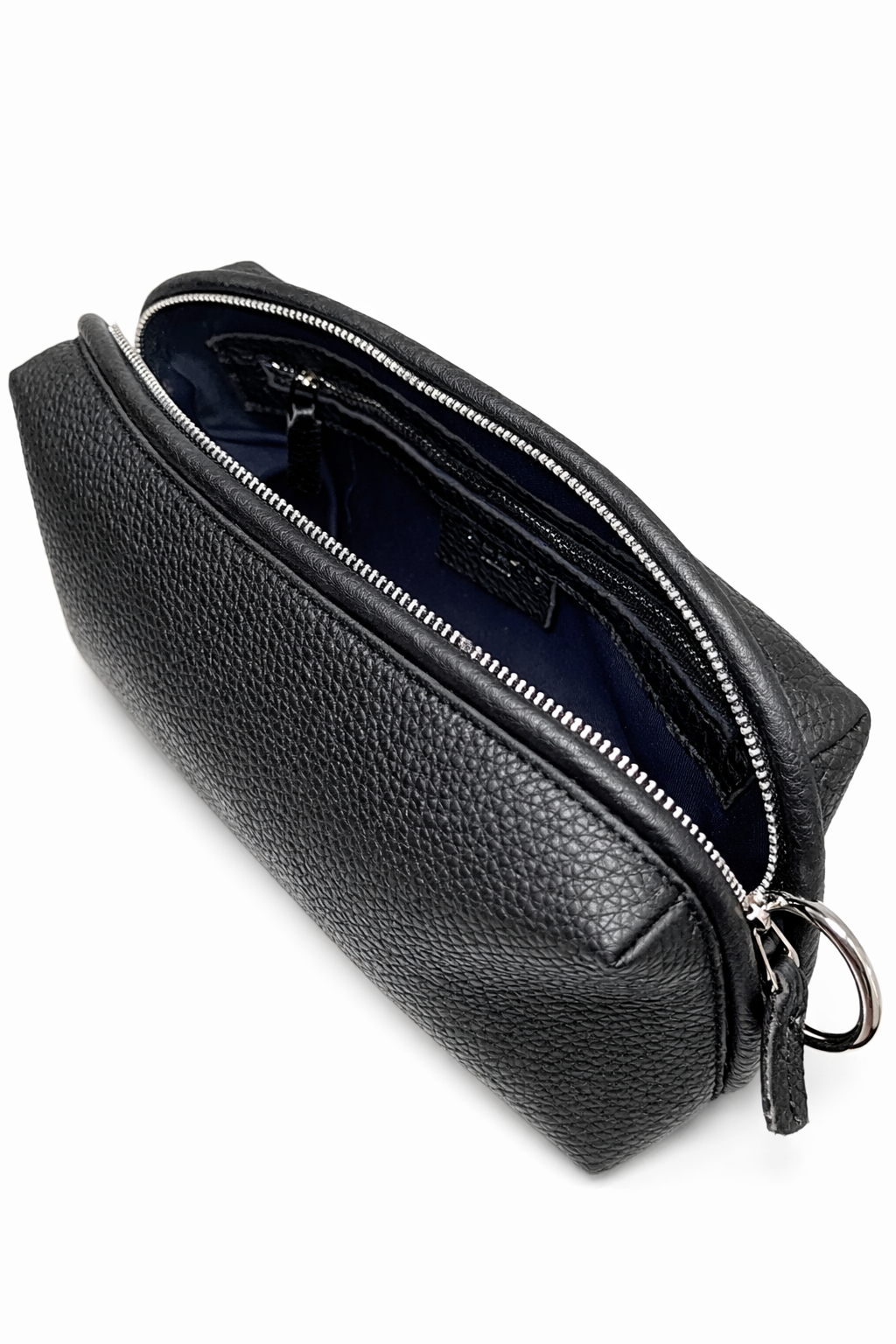 LOULOU BAGUETTE | TEXTURED BLACK