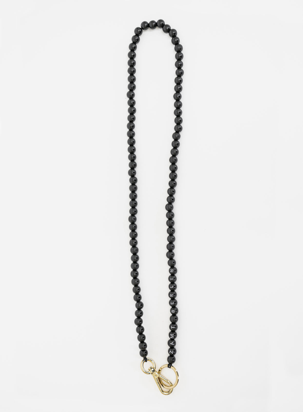 KEY CHAIN | WOODY GOLD L BLACK