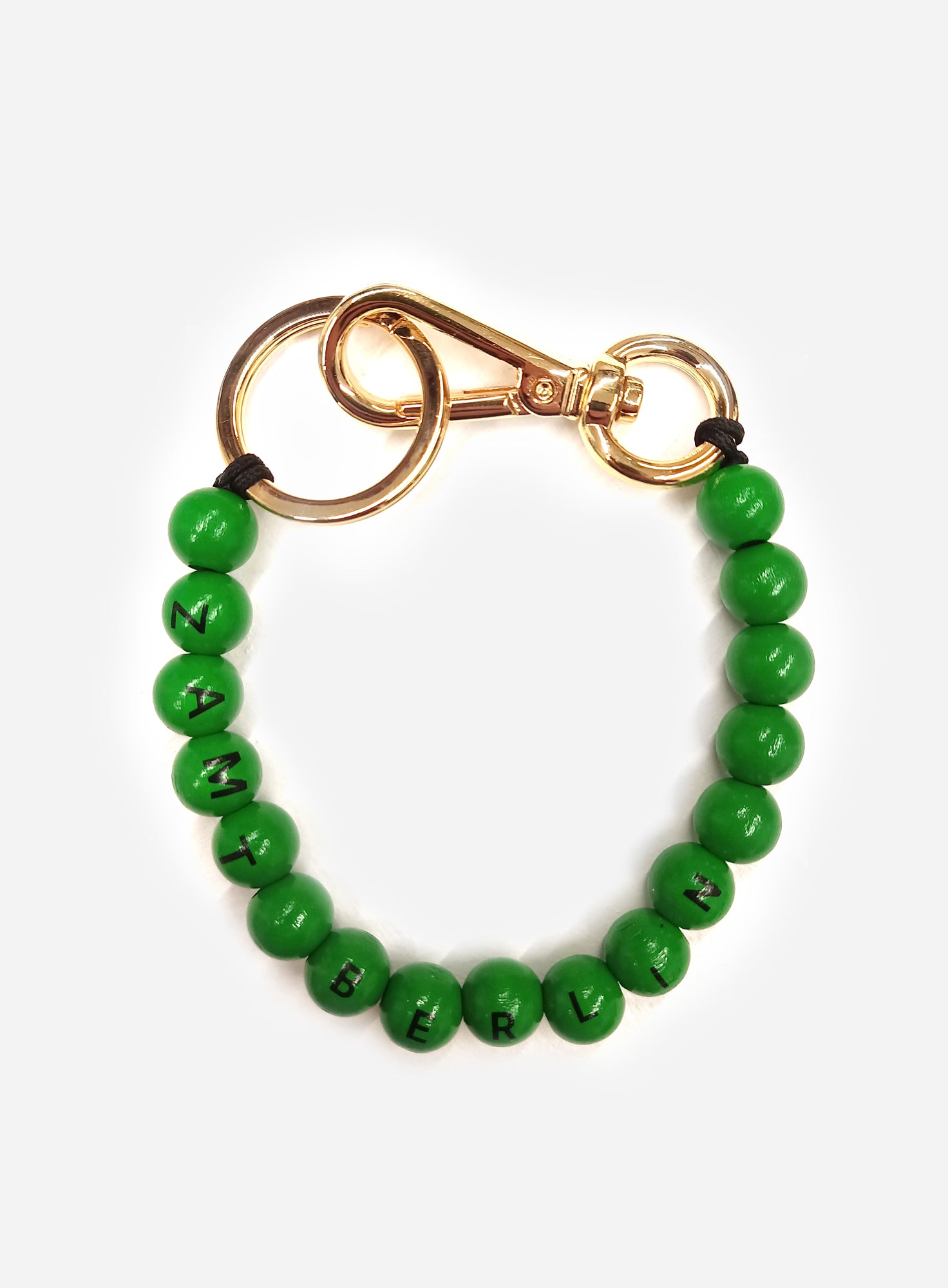 KEY CHAIN | WOODY GOLD S GREEN